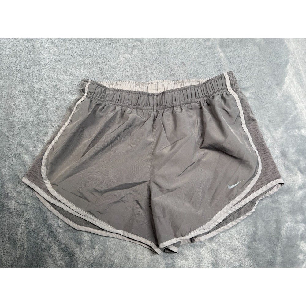 Nike Tempo Dri-FIT Running Shorts Womens Medium Gray Athletic Workout